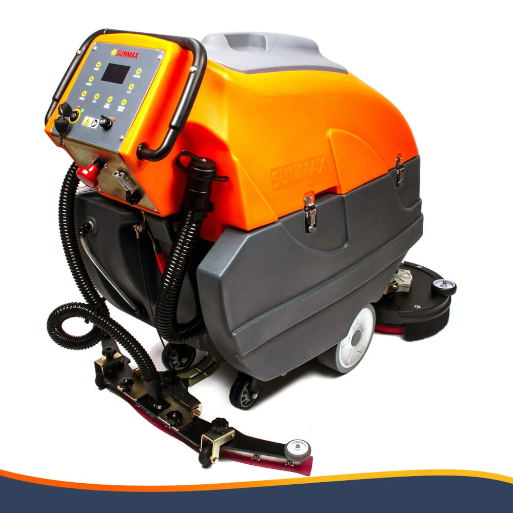 SANITMAX RT120 34" Self-Propelled Floor Scrubber Machine, 33-gal Tank, 75,000 sqft/h