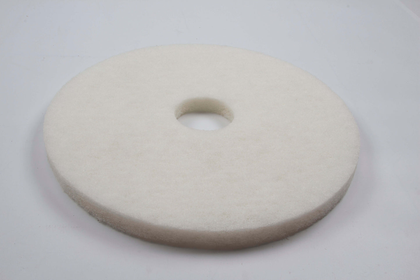 SANITMAX 17" White Burnishing Pads for Floor Buffer Machine SM420AC and SM421AC (Pack of 5)