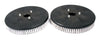 SANITMAX 17" White Disk Scrub Brushes for SUNMAX RT120 Floor Scrubber Machine(Pack of 2)