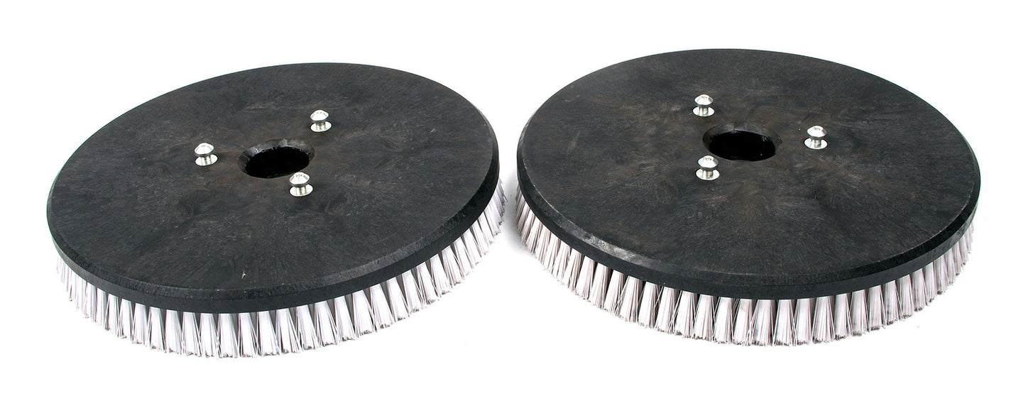 SANITMAX 17" White Disk Scrub Brushes for SUNMAX RT120 Floor Scrubber Machine(Pack of 2)