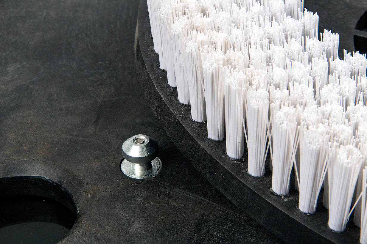 SANITMAX 17" White Disk Scrub Brushes for SUNMAX RT120 Floor Scrubber Machine(Pack of 2)