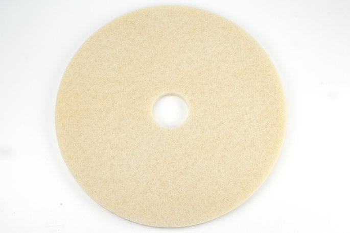 14" White Burnishing Pad (Pack of 5)