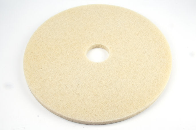 14" White Burnishing Pad (Pack of 5)