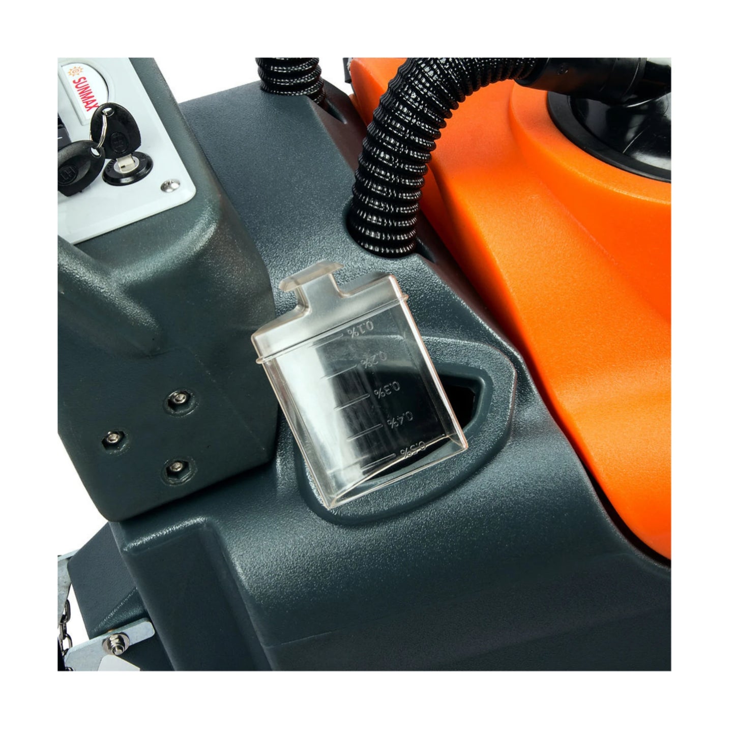 SANITMAX RT50 22" Walk-behind Commercial Floor Scrubber Dryer Machine, 30,000 sqft/h Cleaning Efficiency, 14.5-Gal Sewage Tank