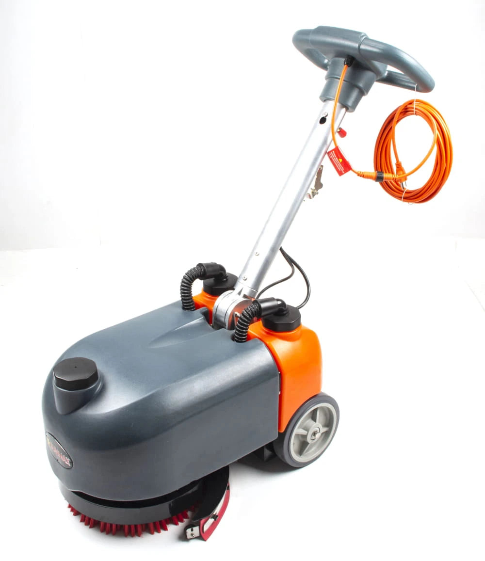 SANITMAX RT15 14" Commercial Compact Floor Scrubber Machine, 14500 sqft/h, 4-Gal Sewage Tank, Efficient Cleaning for Hard Floors