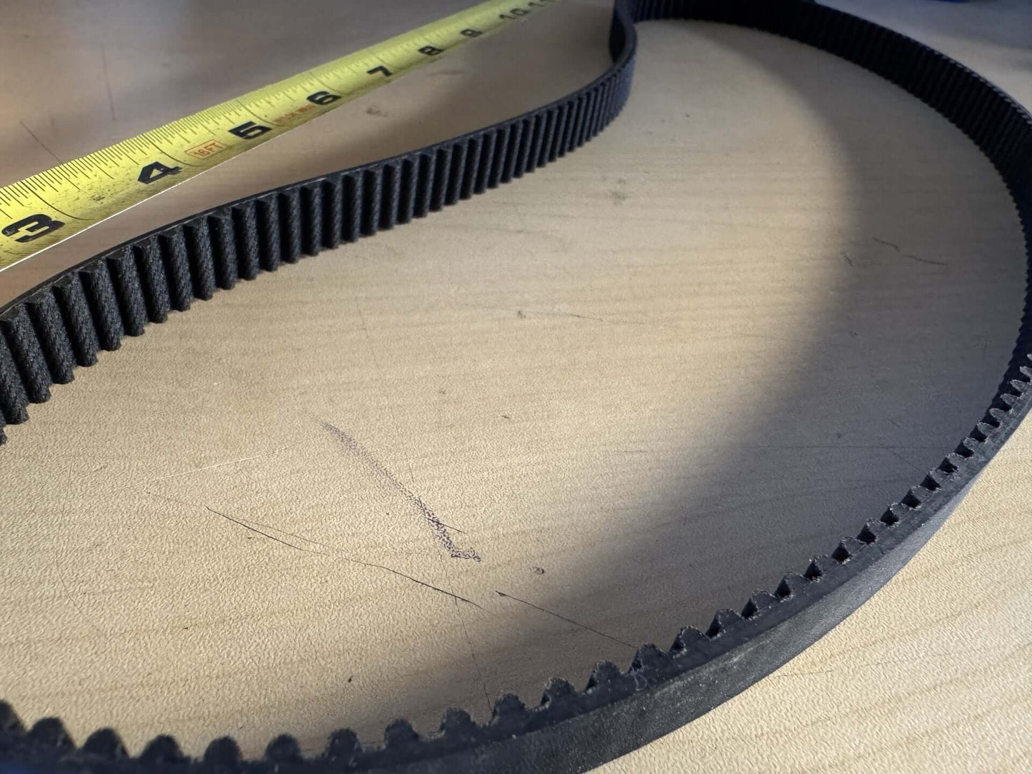 SANITMAX Main Brush Belt for SM1250/SM1250+/SM80 Ride-on Floor Sweeper Machines