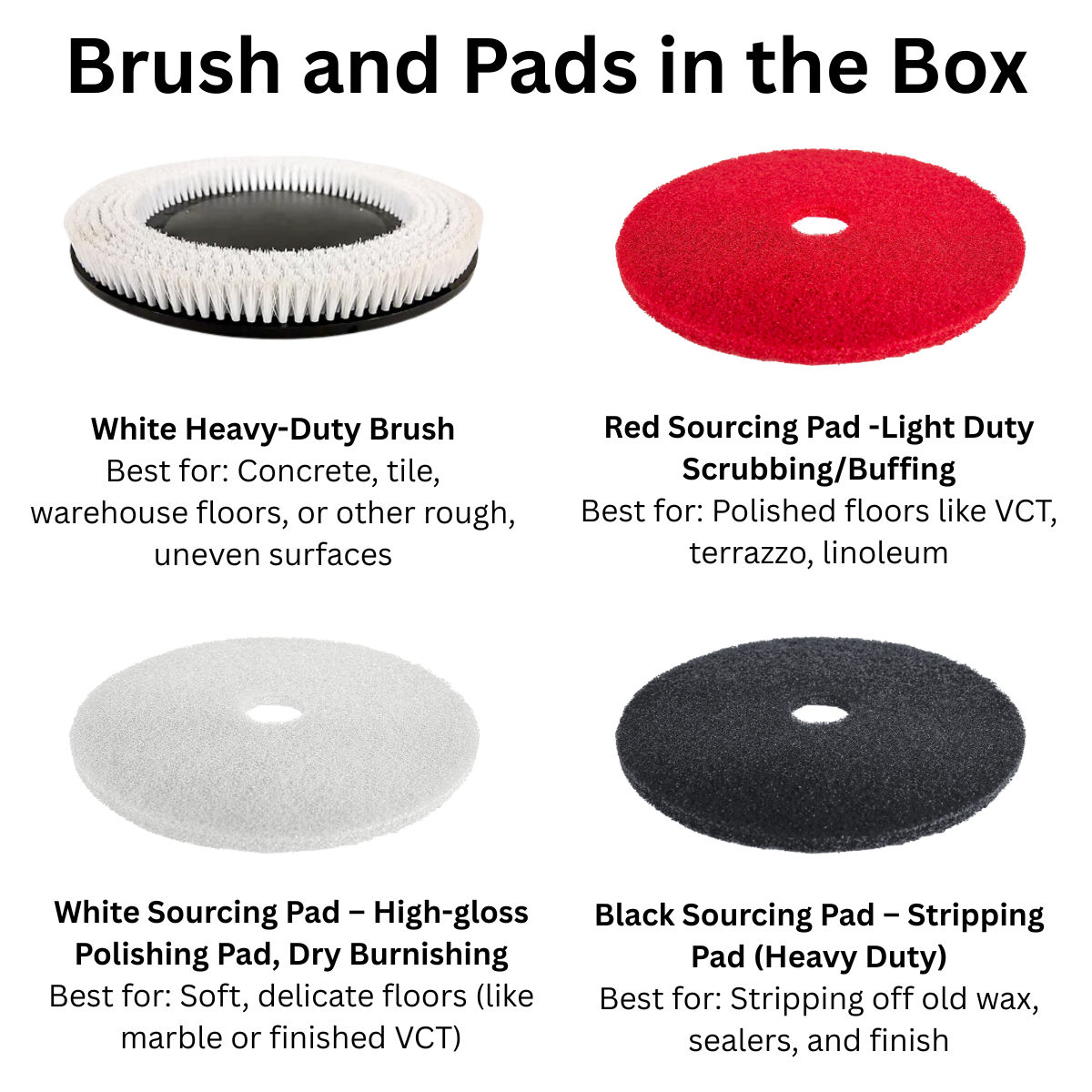 RT50 22" Walk-behind Commercial Floor Scrubber Dryer Machine, 30,000 sqft/h Cleaning Efficiency, 14.5-Gal Sewage Tank