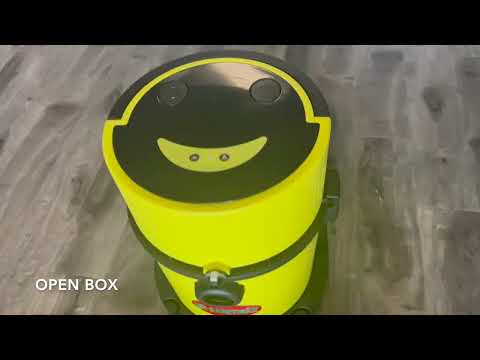 SM20 Professional Wet & Dry Shampoo Vacuum Cleaner – Multi-Function Carpet & Upholstery Cleaning Machine with HEPA Filtration and Attachments, Yellow