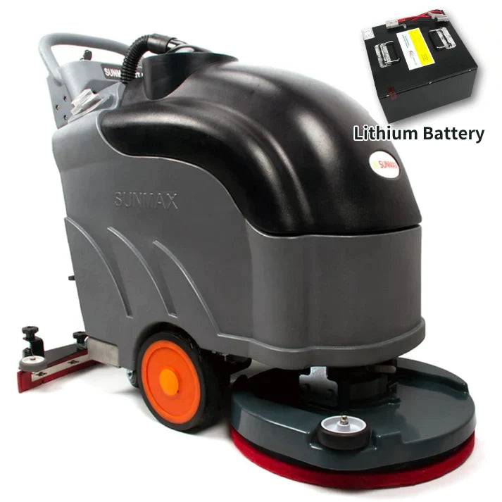 RT50D 22" Self-Propelled Automatic Floor Scrubber Dryer, 14.5 Gal Sewage Tank, 36,000 sqft/h