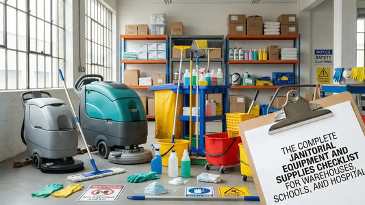 The Complete Janitorial Equipment and Supplies Checklist for Warehouses, Schools, and Hospitals