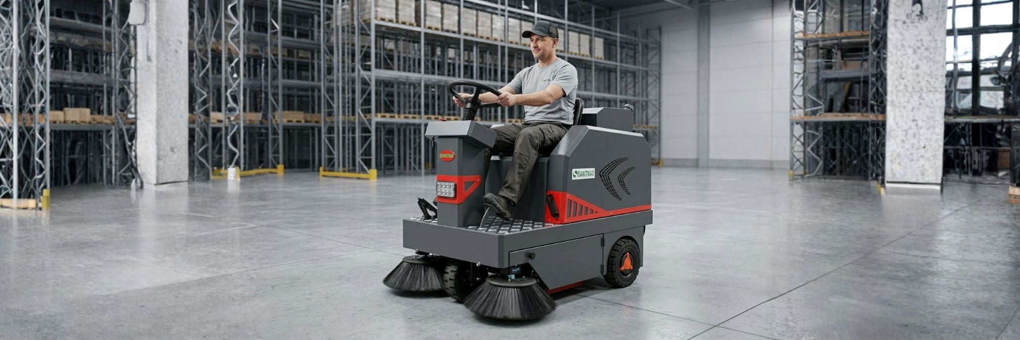 Commercial Floor Sweepers For Warehouse