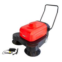 SM1050A 41" Battery Powered Walk-behind Floor Sweeper, Triple Brushes