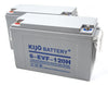 Lead-acid Batteries of SUNMAX RT120 Floor Scrubber Machines (Pack of 2)