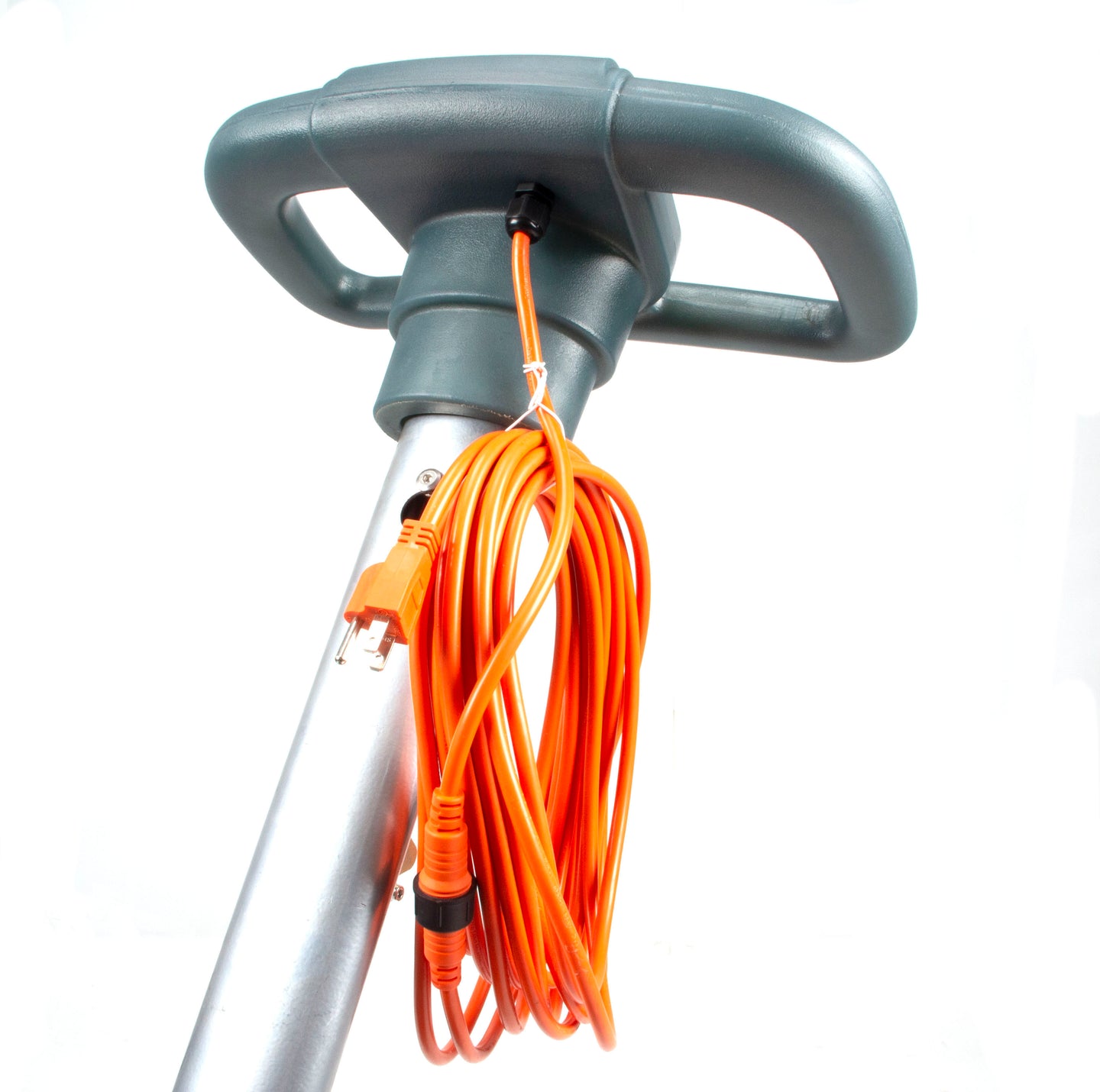 RT15 Walk Behind Floor Scrubber handle with wrapped orange power cable