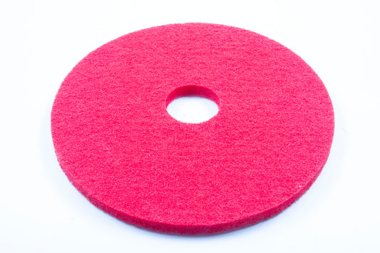 SANITMAX 17" Red Burnishing Pads for Floor Buffer Machine SM420AC and SM421AC (Pack of 5) 