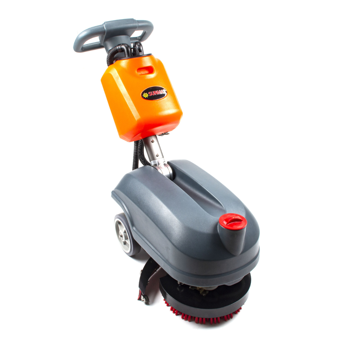 RT15 14"  Walk-behind Floor Scrubber and Buffer Machine, Heavy Duty Brush, 14500 sqft/h