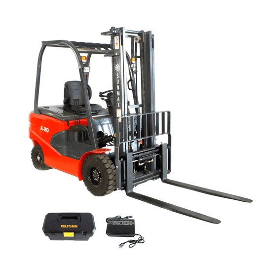A-20 Electric Forklift – 4400 lbs Capacity, 118" Lift Height, Compact & Powerful for Warehouse Operations