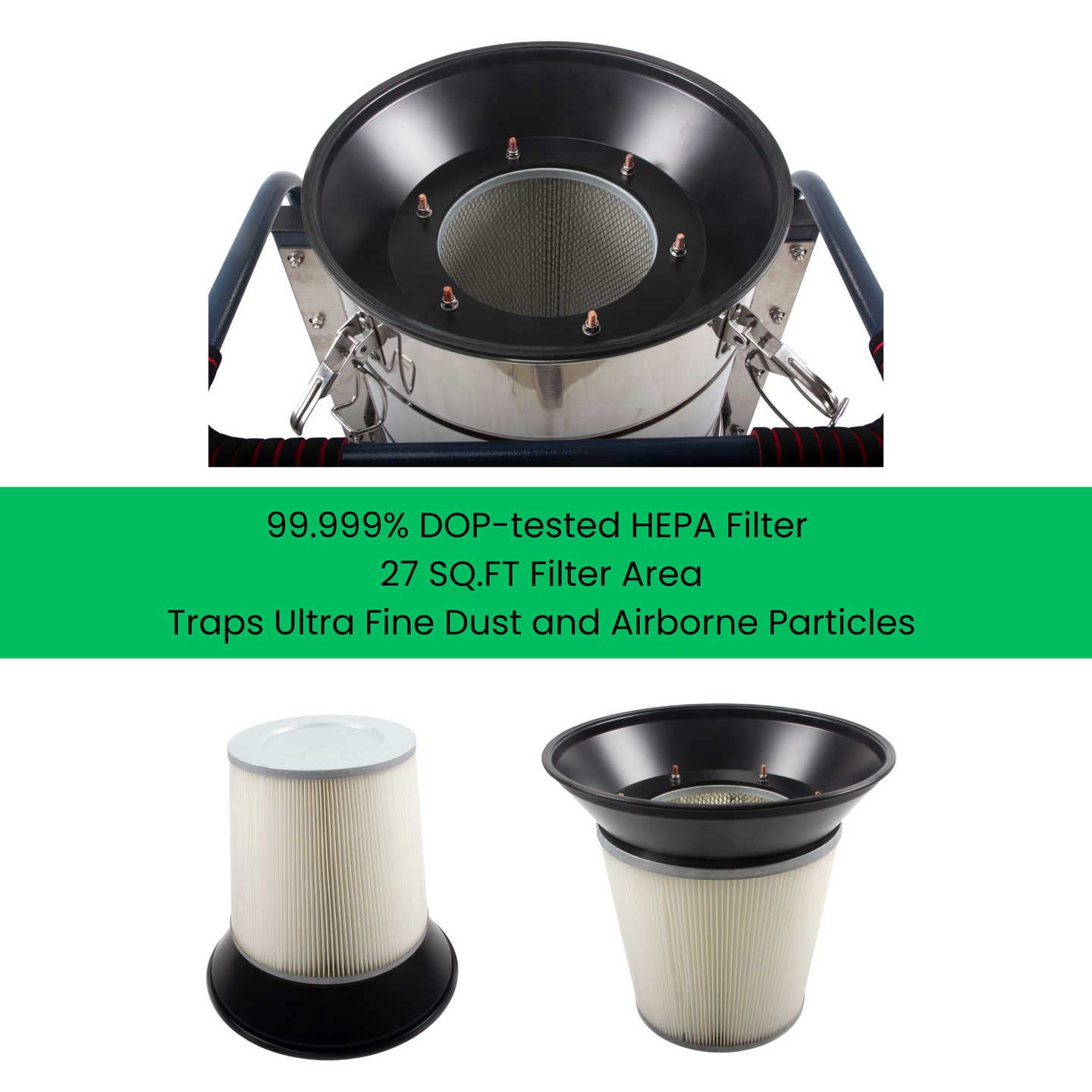 SM100 Industrial Vacuum Cleaner 