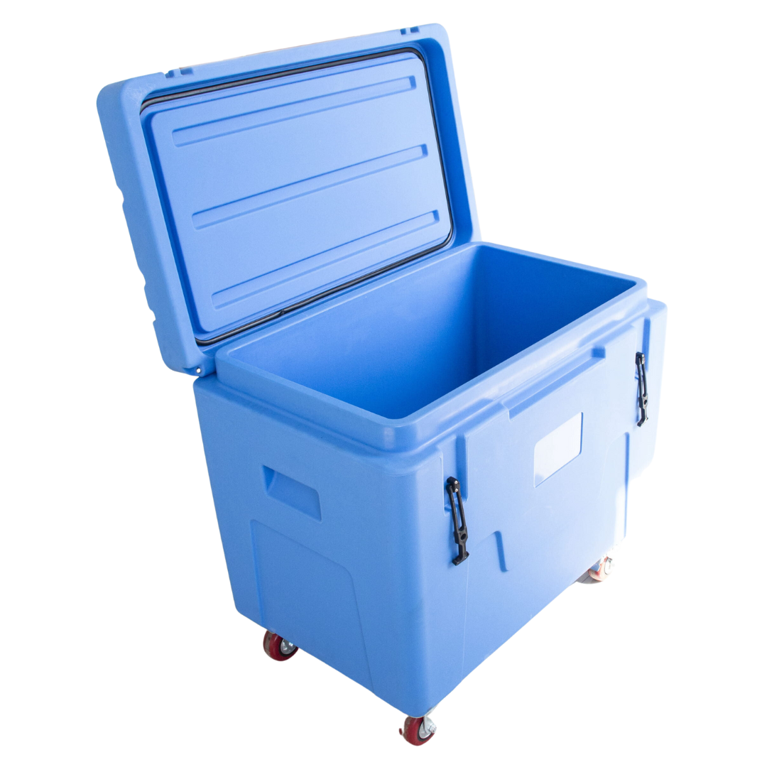 SM320 Insulated Dry Ice Storage Container with Lid, 11.3 cu ft, 700 lb Pellets, Lightweight