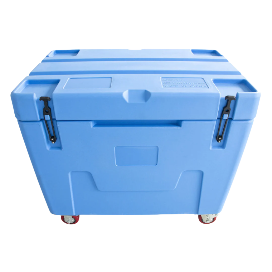 SM320 Insulated Dry Ice Storage Container with Lid, 11.3 cu ft, 700 lb Pellets, Lightweight