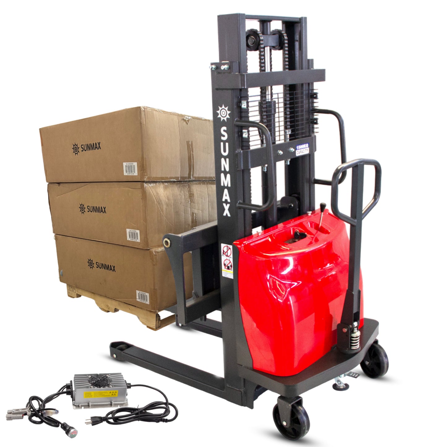 PS3300SE-2M Semi-Electric Pallet Stacker