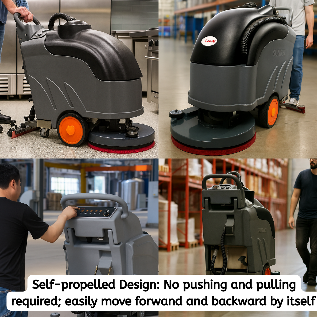 RT50D 22" Self-Propelled Commercial Floor Scrubber Machine