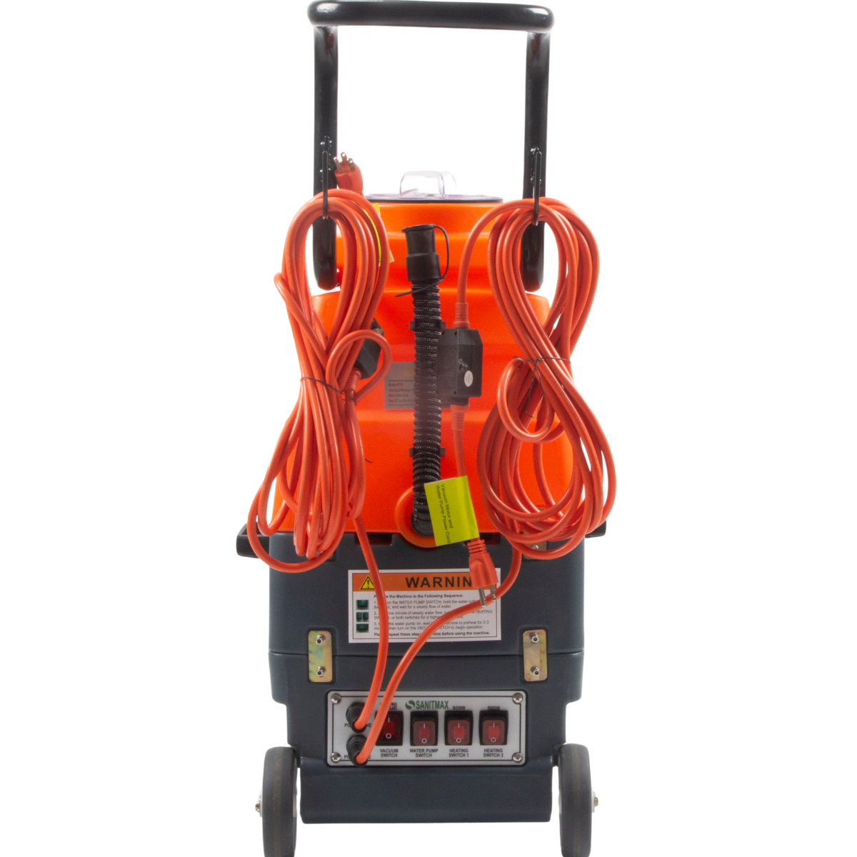 SANITMAX SM18H Heated Carpet and Upholstery Cleaning Machine - Dual-Tank Professional Carpet Extractor 
