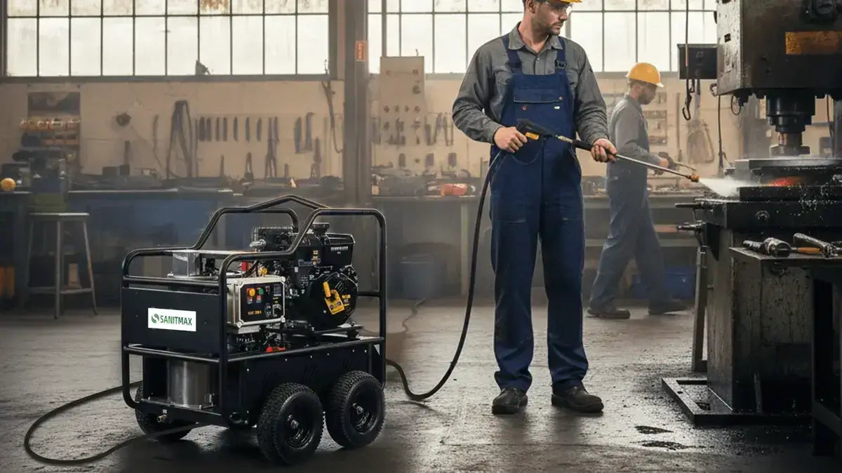 SM4000 Hot & Cold Water Gas Pressure Washer