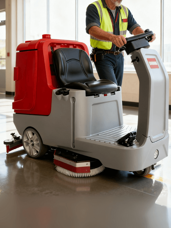 SM860 Ride-On Commercial Floor Scrubber
