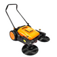 RT980S 38" Manual Push Powered Floor Sweeper, 38,000 sqft/h, Triple Brushes, Air filter For Dust Control