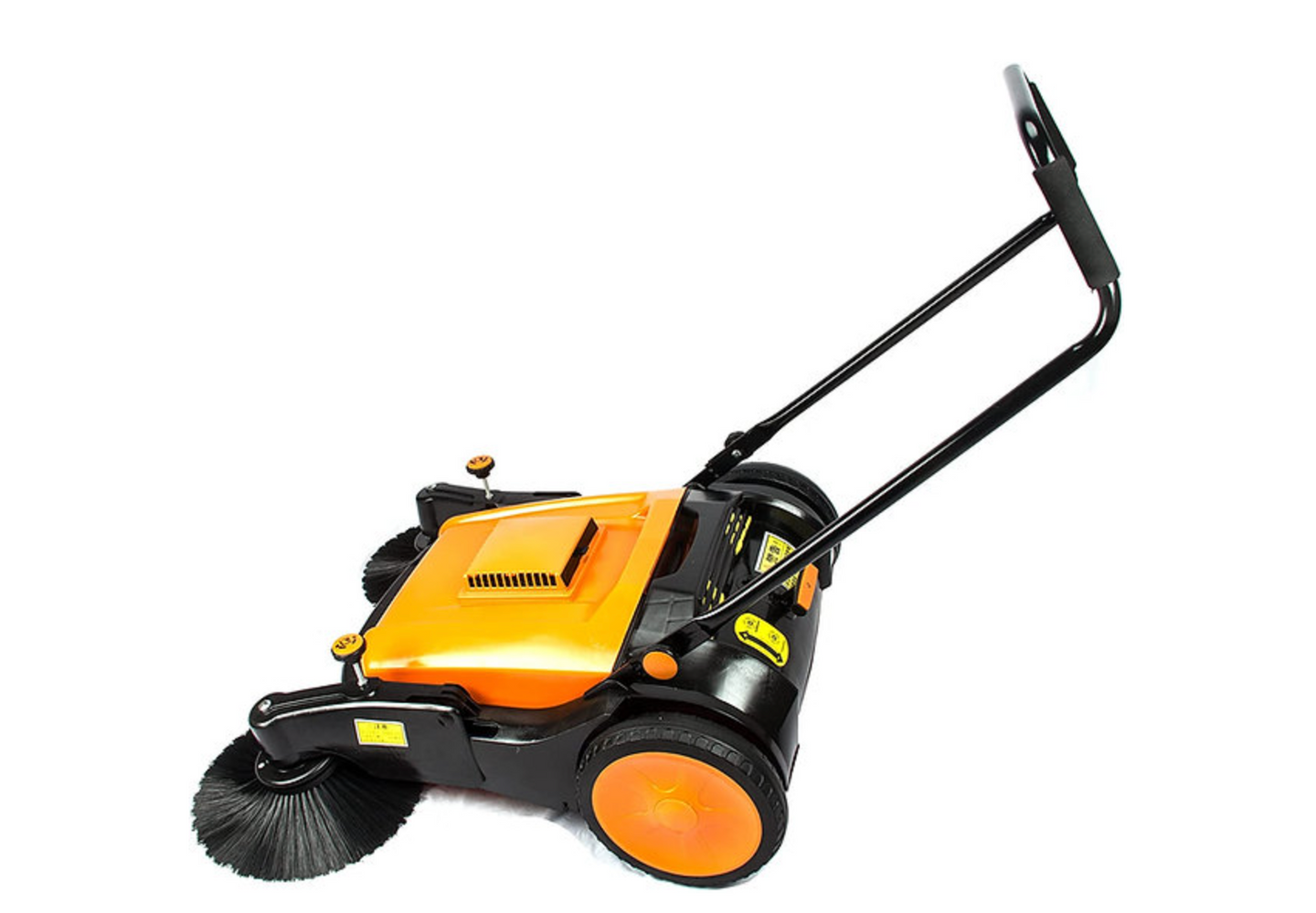 RT980S 38" Manual Push Powered Floor Sweeper, 38,000 sqft/h, Triple Brushes, Air filter For Dust Control