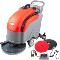 SM560 22“ Walk-Behind Floor Scrubber Dryer Machine – Industrial-Grade Cleaning Efficiency