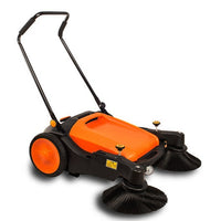 RT980 manual push powered floor sweeper