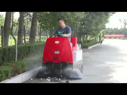 SM80 53” Ride-on Industrial Floor Sweeper, 73,000 Sqft/H, Continous Running for 5 Hours