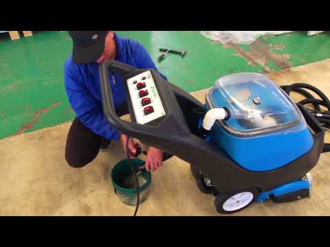 SM350 Commercial Carpet Extractor & Spotter, 13.8" Cleaning Width, 160 PSI, 10.5-gal Water Tank, 8-gal Sewage Tank, 49 Ft Power Cord
