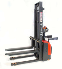 PS3300FE - 3M Electric Pallet Stacker, 3300 lbs Capacity, 9.8 ft Lifting Height, Electromagnetic Brake - SUNMAXSUNMAXPallet Stacker