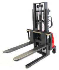 PS3300SE - 2M Semi - Electric Pallet Stacker, 3300 lbs Capacity, 6.6 ft Lifting Height - SUNMAXSUNMAXPallet Stacker