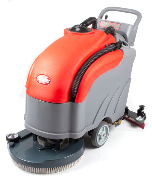 SM560 Walk-behind Floor Scrubber Machine, Continuous Working for 3.5 Hours, 22" Brush Width, Battery Powered