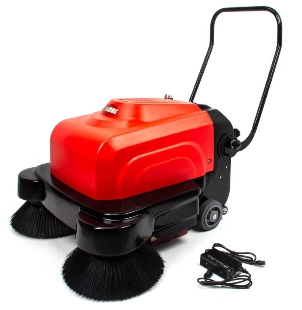 SM1050B 41.3" Battery Powered Walk-behind Floor Sweeper 