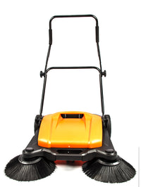 SM650 Push Powered Floor Sweeper Triple Brushes