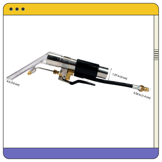 Upholstery, Auto and Carpet Detailing Tool Hand Wand for Heated Carpet Extractor | SM18H