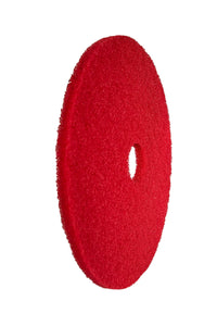 22" Burnishing Pad (Pack of 5) for Floor Scrubber Dryer Machines, White, Red and Black